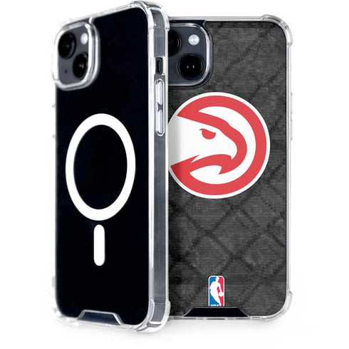 NBA Atlanta Hawks Dark Rust iPhone 15 Plus MagSafe Case