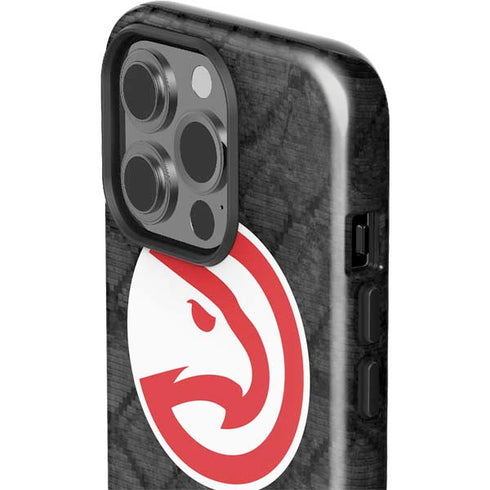 NBA Atlanta Hawks Dark Rust iPhone 15 Pro Impact Case