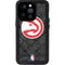NBA Atlanta Hawks Dark Rust iPhone 14 Pro Waterproof Case