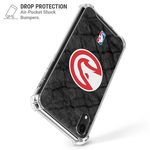 NBA Atlanta Hawks Dark Rust iPhone XR Clear Case