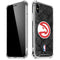 NBA Atlanta Hawks Dark Rust iPhone XS Max Clear Case
