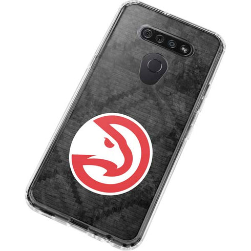 NBA Atlanta Hawks Dark Rust LG K51/Q51 Clear Case