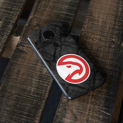 NBA Atlanta Hawks Dark Rust Moto E5 Plus Skin
