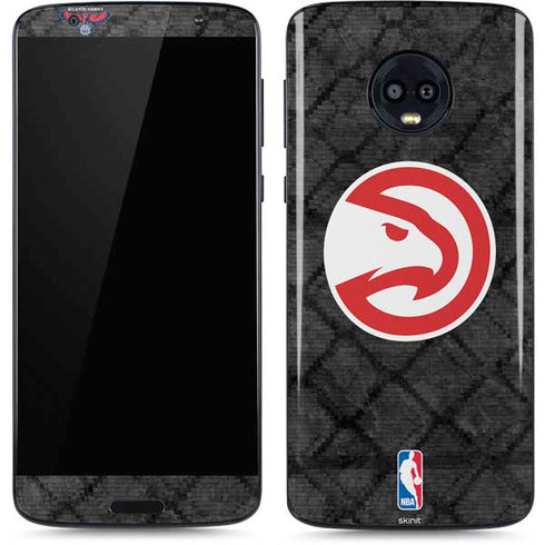 NBA Atlanta Hawks Dark Rust Moto G6 Skin