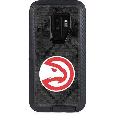 NBA Atlanta Hawks Dark Rust Otterbox Defender Galaxy Skin