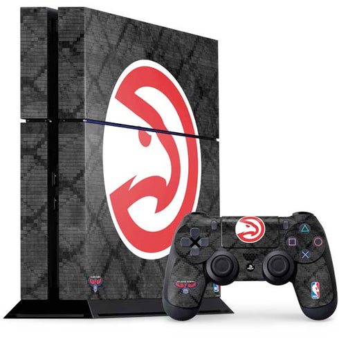 NBA Atlanta Hawks Dark Rust PS4 Console and Controller Bundle Skin