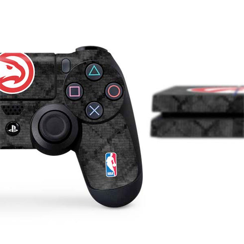 NBA Atlanta Hawks Dark Rust PS4 Console and Controller Bundle Skin