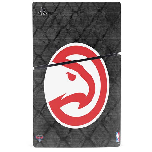NBA Atlanta Hawks Dark Rust PS5 Slim Digital Edition Console Skin