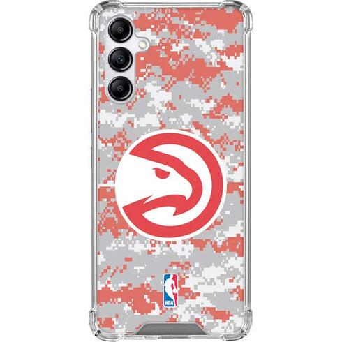 NBA Atlanta Hawks Digi Camo Galaxy A15 5G Clear Case
