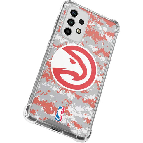 NBA Atlanta Hawks Digi Camo Galaxy A53 5G Clear Case