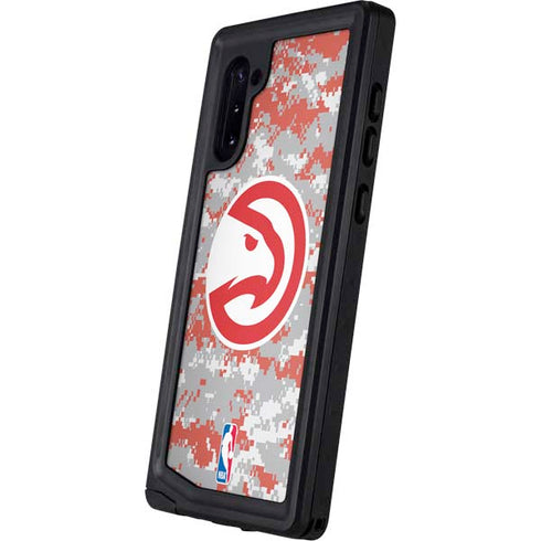 NBA Atlanta Hawks Digi Camo Galaxy Note 10 Waterproof Case