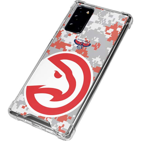NBA Atlanta Hawks Digi Camo Galaxy Note20 5G Clear Case
