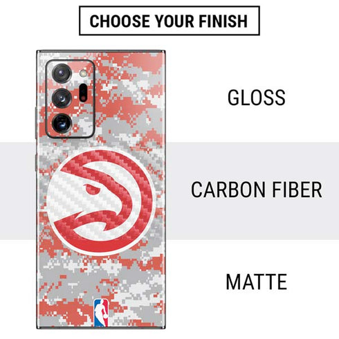 NBA Atlanta Hawks Digi Camo Galaxy Note20 Ultra 5G Skin