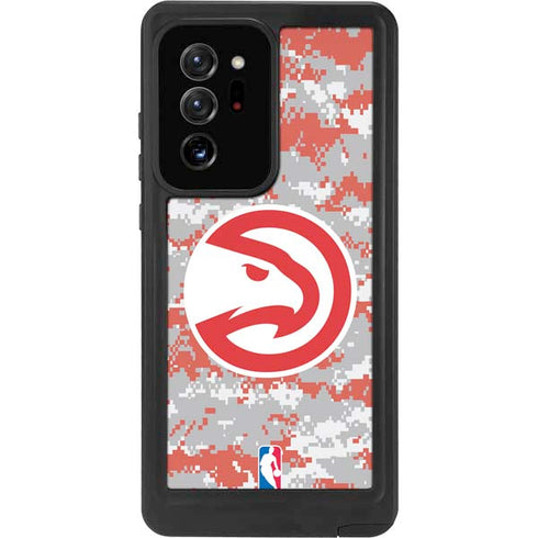 NBA Atlanta Hawks Digi Camo Galaxy Note20 Ultra 5G Waterproof Case