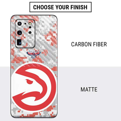 NBA Atlanta Hawks Digi Camo Galaxy S20 Ultra 5G Skin