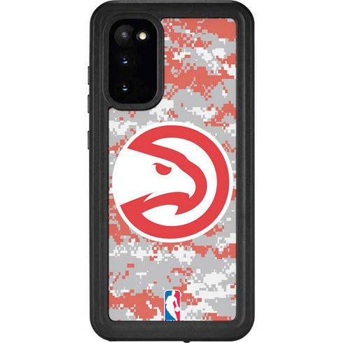 NBA Atlanta Hawks Digi Camo Galaxy S20 Waterproof Case