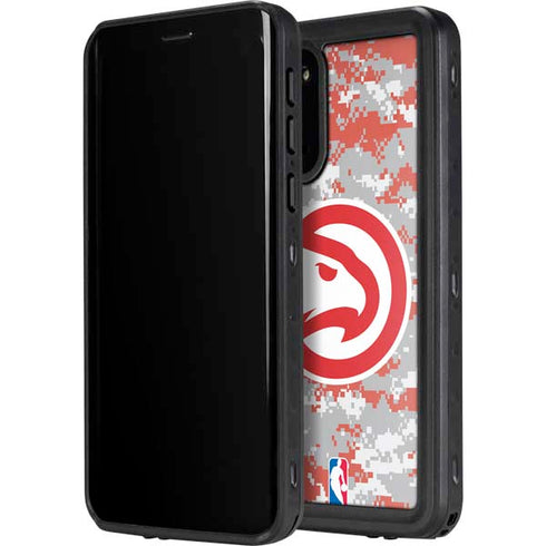 NBA Atlanta Hawks Digi Camo Galaxy S20 Waterproof Case