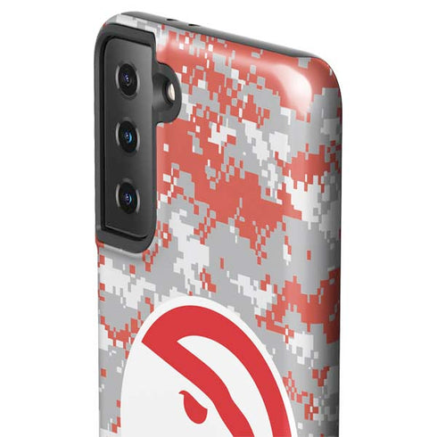 NBA Atlanta Hawks Digi Camo Galaxy S21 Plus 5G Pro Case