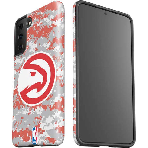 NBA Atlanta Hawks Digi Camo Galaxy S21 Plus 5G Pro Case
