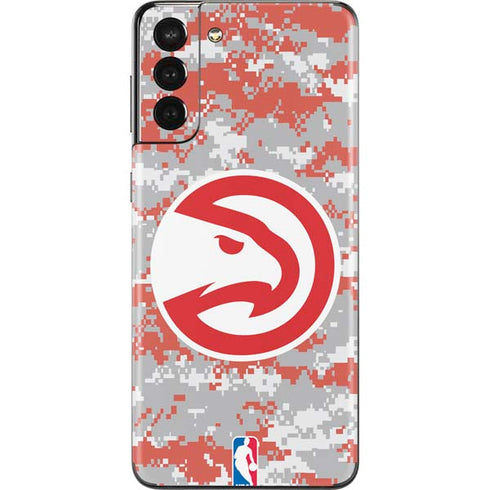 NBA Atlanta Hawks Digi Camo Galaxy S21 Plus 5G Skin