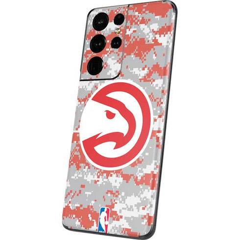 NBA Atlanta Hawks Digi Camo Galaxy S21 Ultra 5G Skin