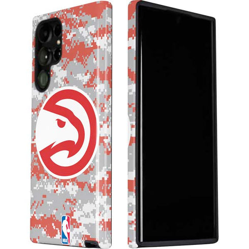 NBA Atlanta Hawks Digi Camo Galaxy S22 Ultra Pro Case