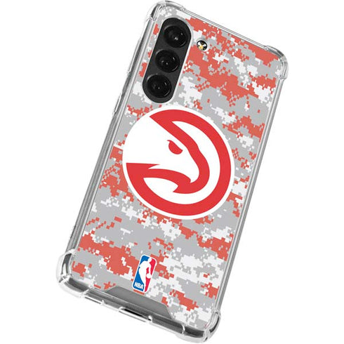 NBA Atlanta Hawks Digi Camo Galaxy S23 Clear Case