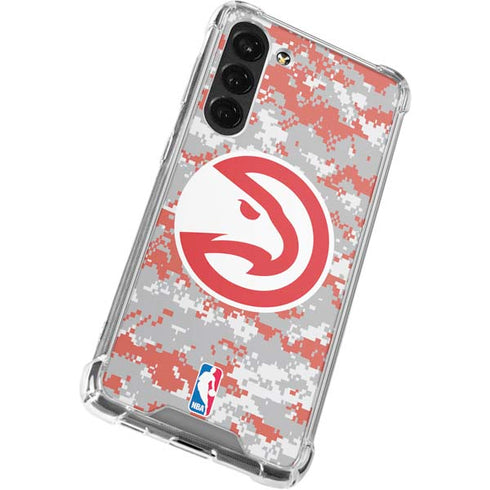 NBA Atlanta Hawks Digi Camo Galaxy S23 Plus Clear Case
