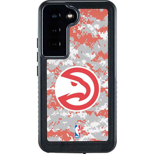 NBA Atlanta Hawks Digi Camo Galaxy S23 Waterproof Case