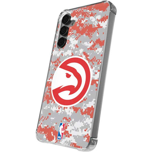 NBA Atlanta Hawks Digi Camo Galaxy S24 Plus Clear Case