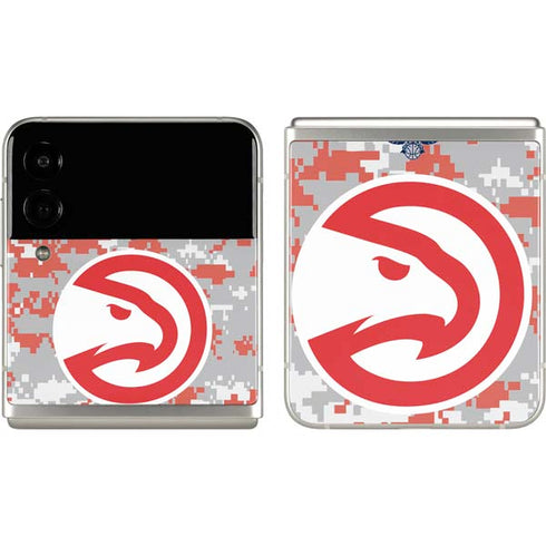 NBA Atlanta Hawks Digi Camo Galaxy Z Flip3 5G Skin