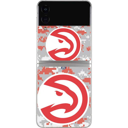 NBA Atlanta Hawks Digi Camo Galaxy Z Flip4 5G Skin
