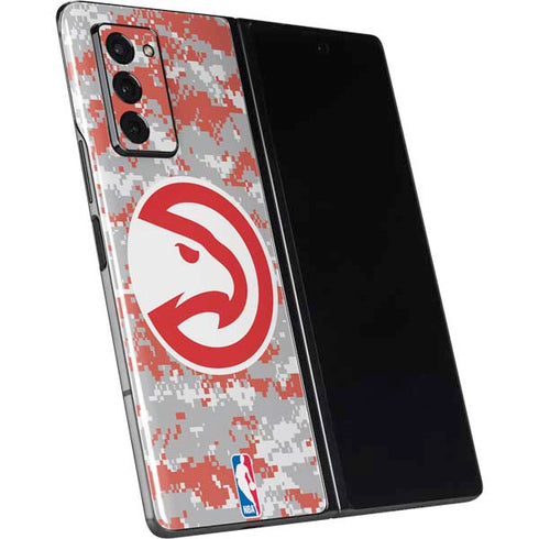 NBA Atlanta Hawks Digi Camo Galaxy Z Fold2 5G Skin