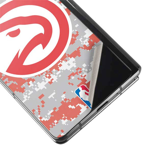NBA Atlanta Hawks Digi Camo Galaxy Z Fold2 5G Skin