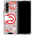 NBA Atlanta Hawks Digi Camo Galaxy Z Fold4 5G Clear Case