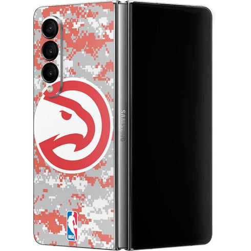 NBA Atlanta Hawks Digi Camo Galaxy Z Fold4 5G Skin