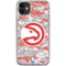 NBA Atlanta Hawks Digi Camo iPhone 11 Clear Case