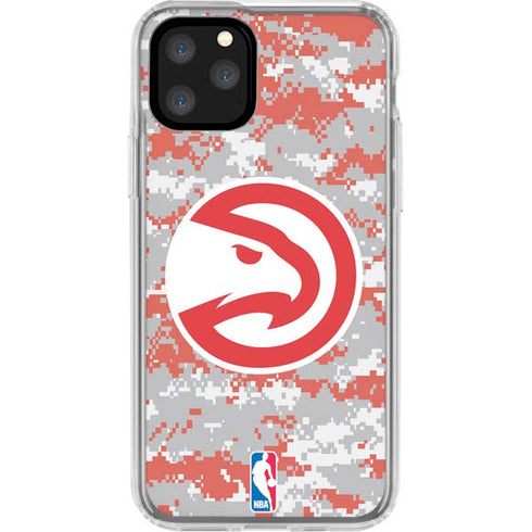 NBA Atlanta Hawks Digi Camo iPhone 11 Pro Clear Case