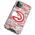 NBA Atlanta Hawks Digi Camo iPhone 11 Pro Max Clear Case