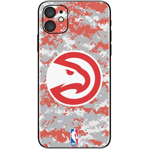 NBA Atlanta Hawks Digi Camo iPhone 11 Skin
