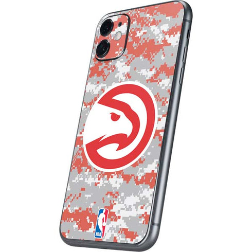 NBA Atlanta Hawks Digi Camo iPhone 11 Skin