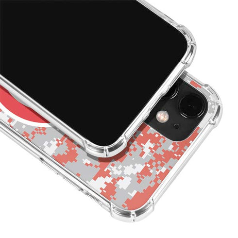 NBA Atlanta Hawks Digi Camo iPhone 12 Clear Case