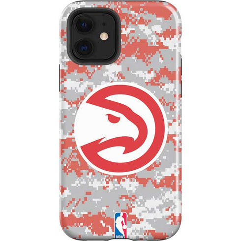 NBA Atlanta Hawks Digi Camo iPhone 12 Impact Case