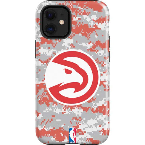 NBA Atlanta Hawks Digi Camo iPhone 12 Mini Impact Case