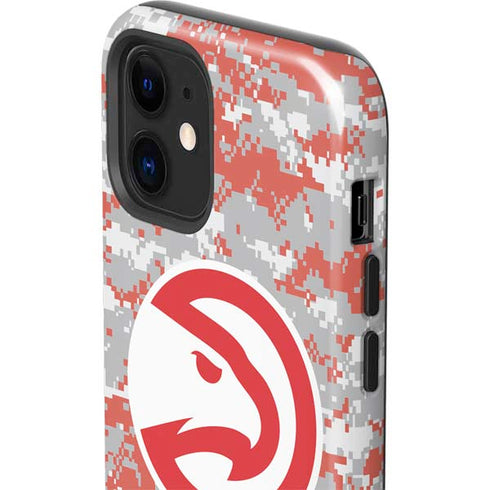 NBA Atlanta Hawks Digi Camo iPhone 12 Mini Impact Case