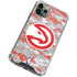 NBA Atlanta Hawks Digi Camo iPhone 12 Pro Clear Case
