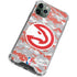 NBA Atlanta Hawks Digi Camo iPhone 12 Pro Max Clear Case