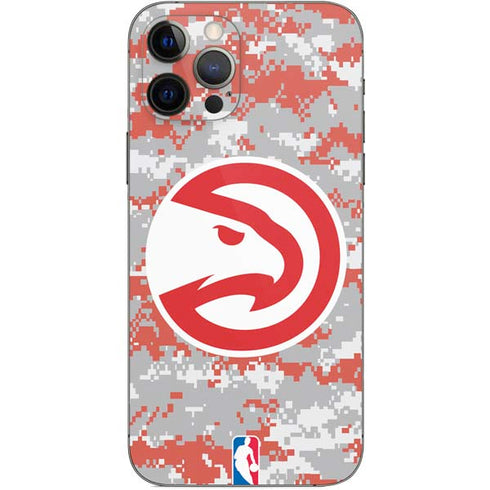 NBA Atlanta Hawks Digi Camo iPhone 12 Pro Skin