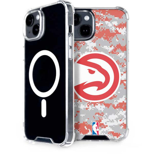 NBA Atlanta Hawks Digi Camo iPhone 13 MagSafe Case
