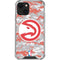 NBA Atlanta Hawks Digi Camo iPhone 13 Mini Clear Case